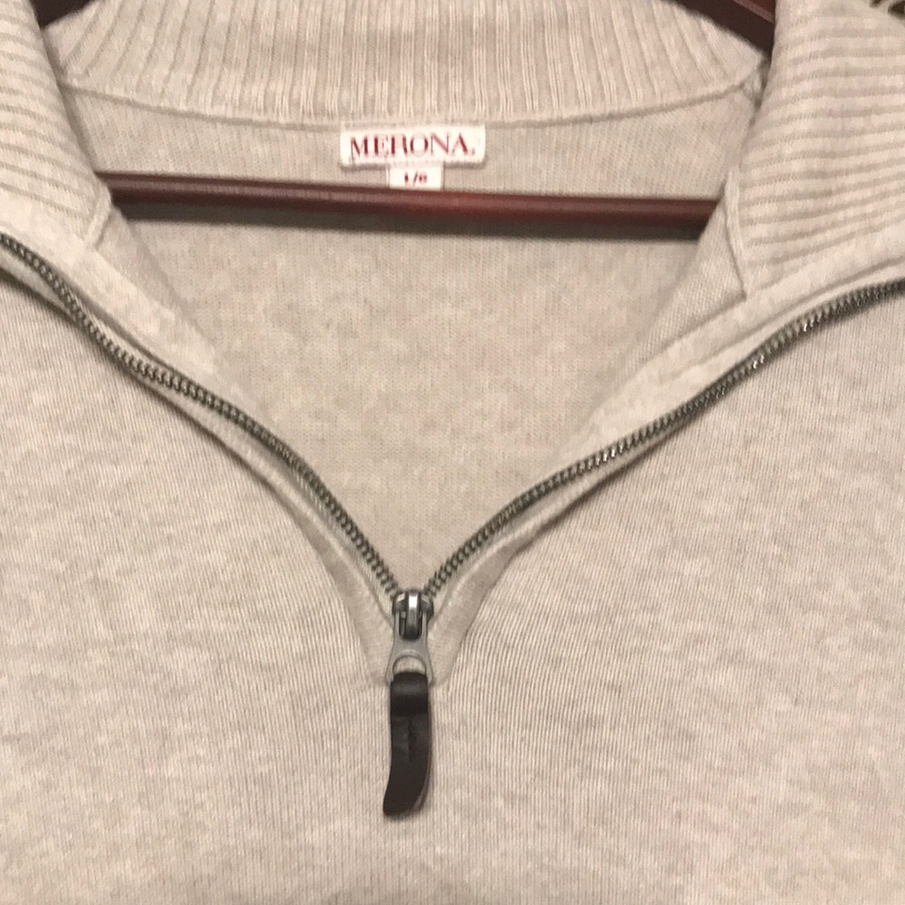 Men’s Cream-Colored Merona Sweater!